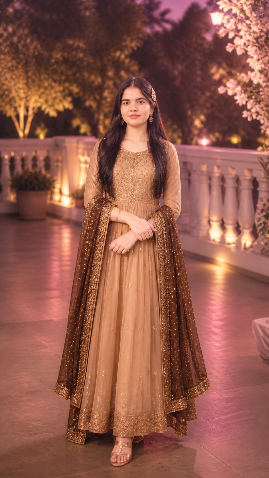Bhoomi in a golden evening portrait